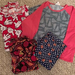 Disney Lularoe leggings (2os) randy (1) Irma (1)